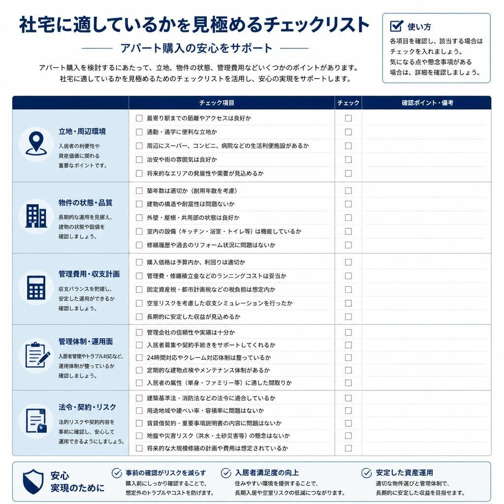 購入前に押さえておきたいポイント