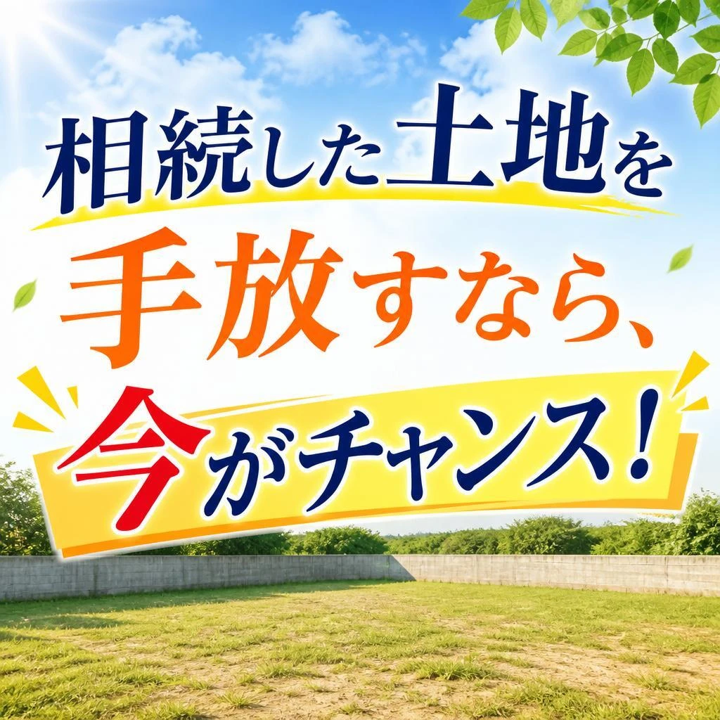 相続した土地を手放すなら、今がチャンス！