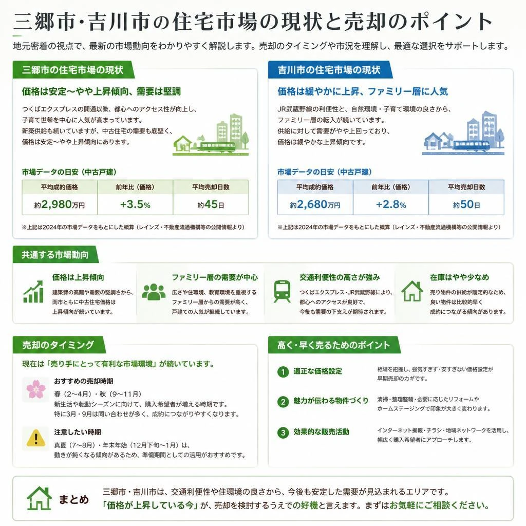 住宅市場の動向：今、売却するのが得策か？