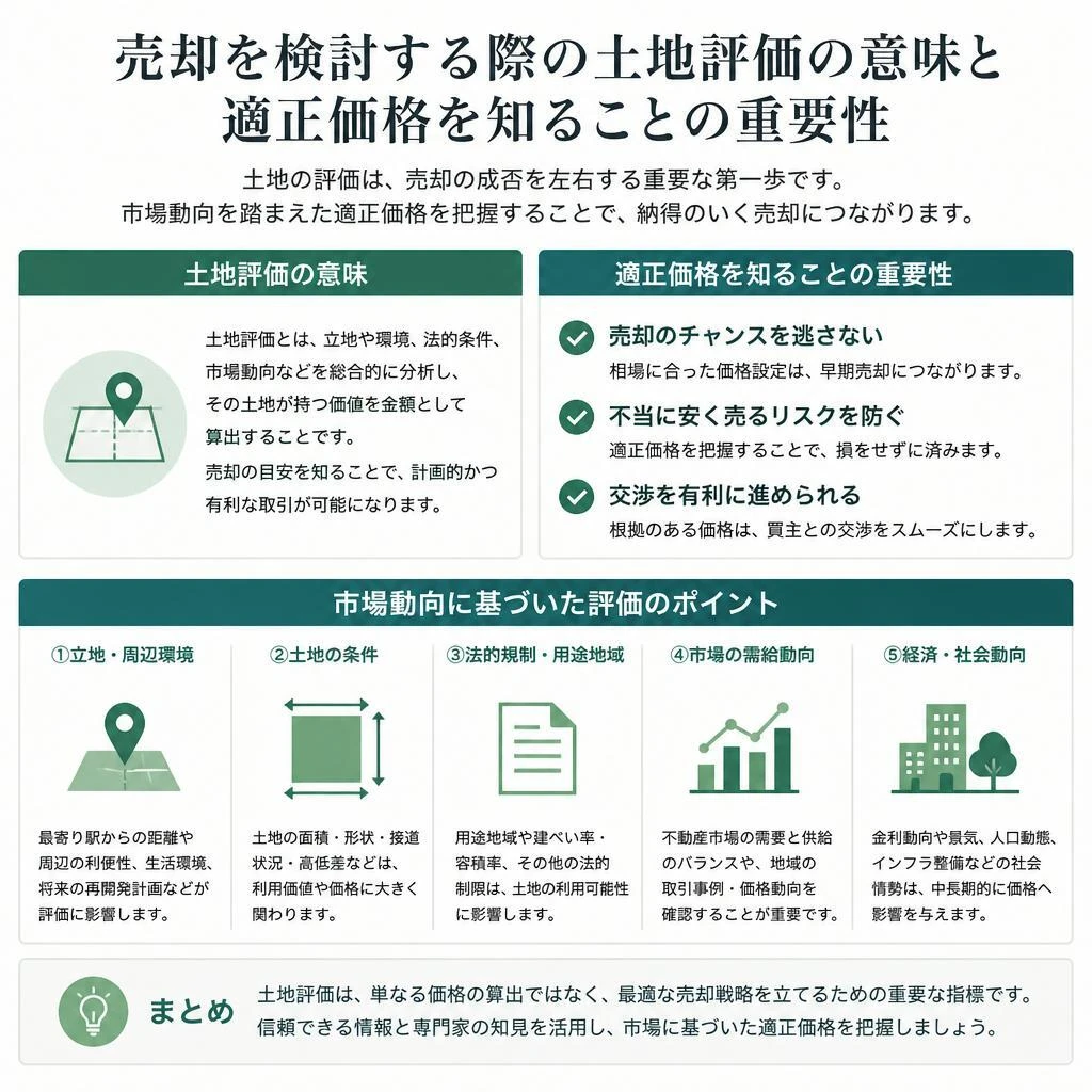 土地評価の重要性と適正価格