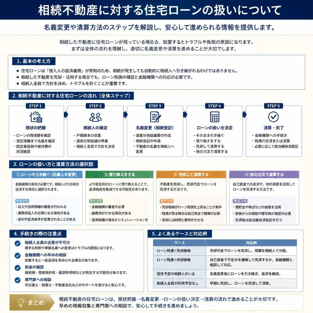 住宅ローンの名義変更や清算方法