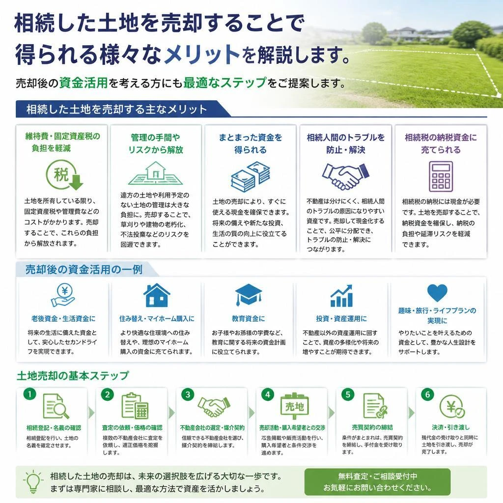 相続土地売却のメリット