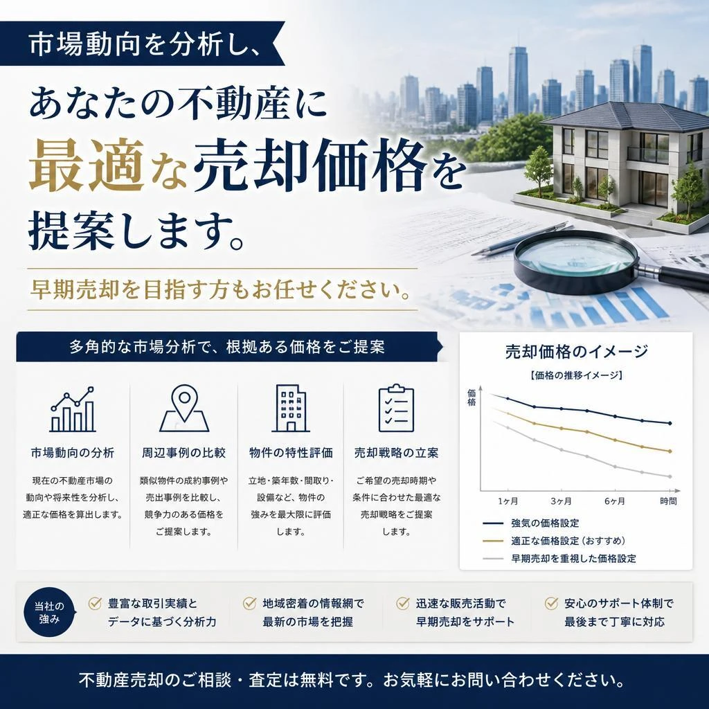 適正な売却価格の設定