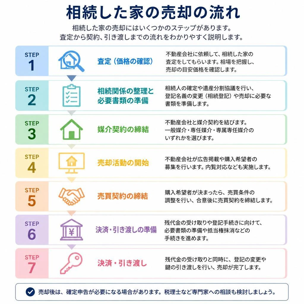 2. どう進めればいいの？売却の流れ