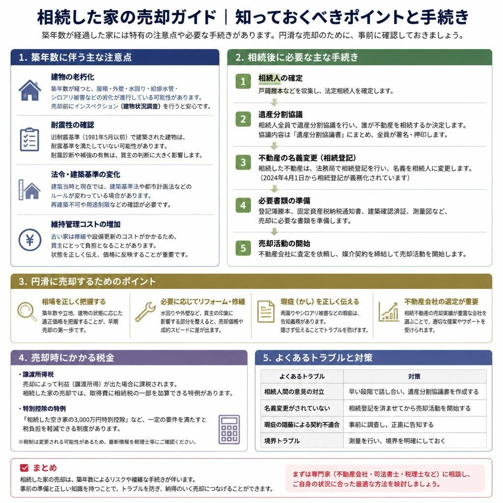 売却における注意点