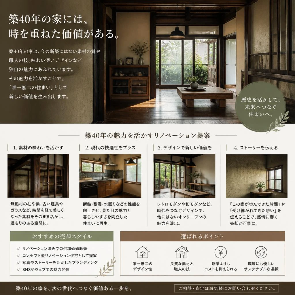 築40年物件が魅力的な理由