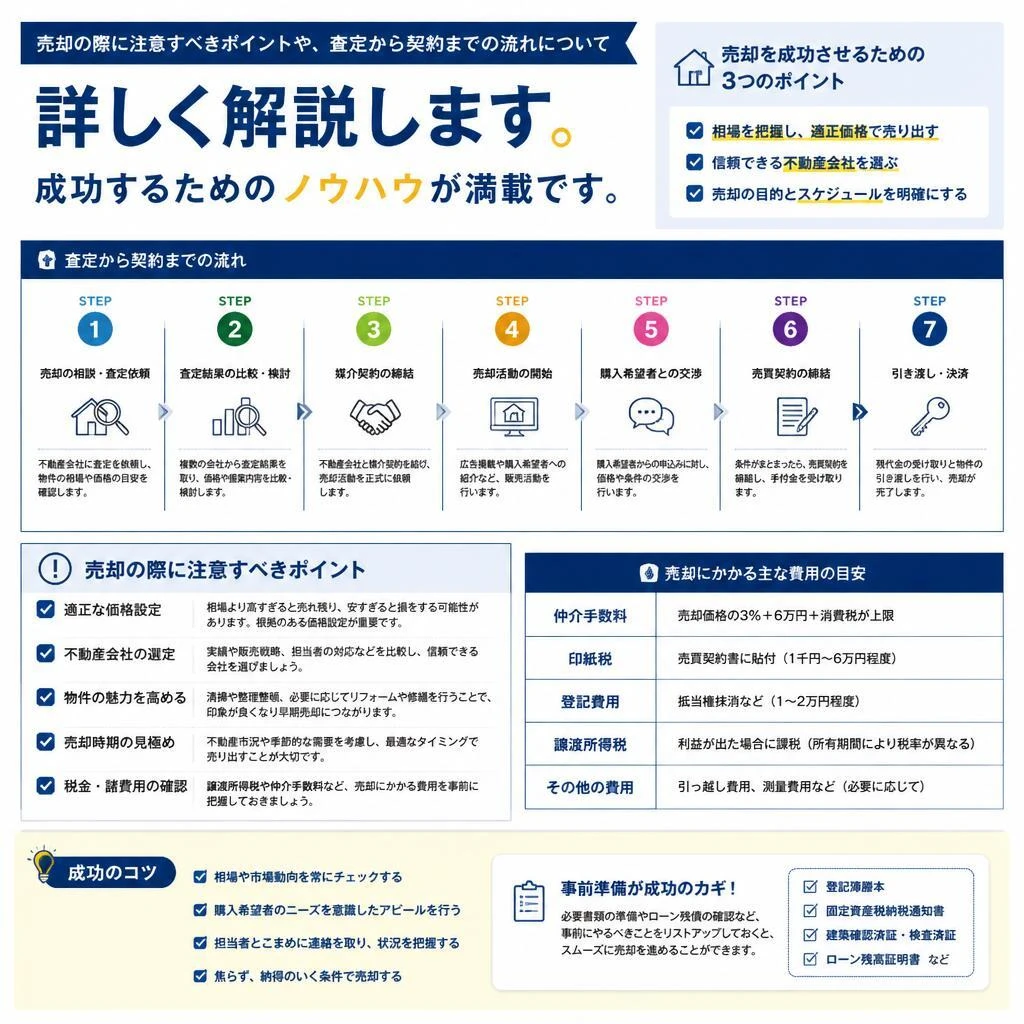 成功する売却のために知っておくべきこと