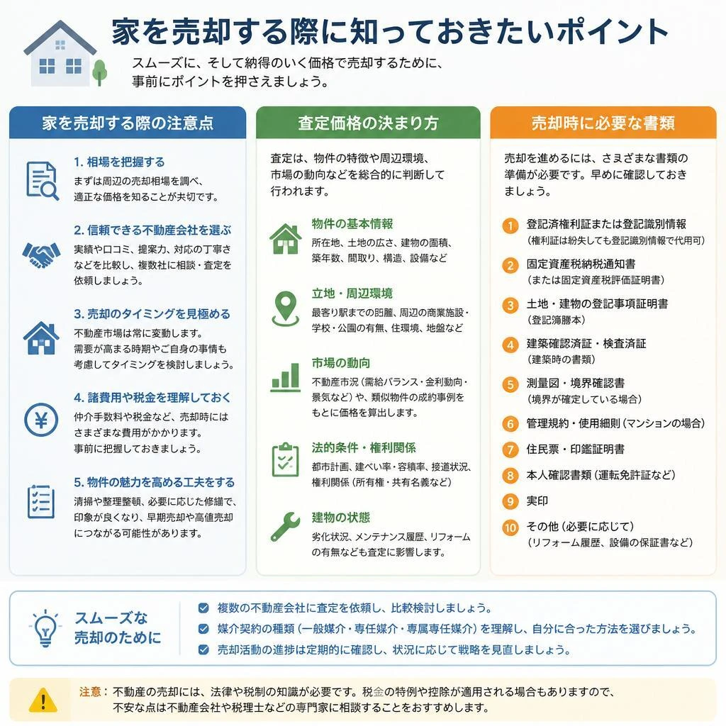 築40年の家を売却する際のポイント