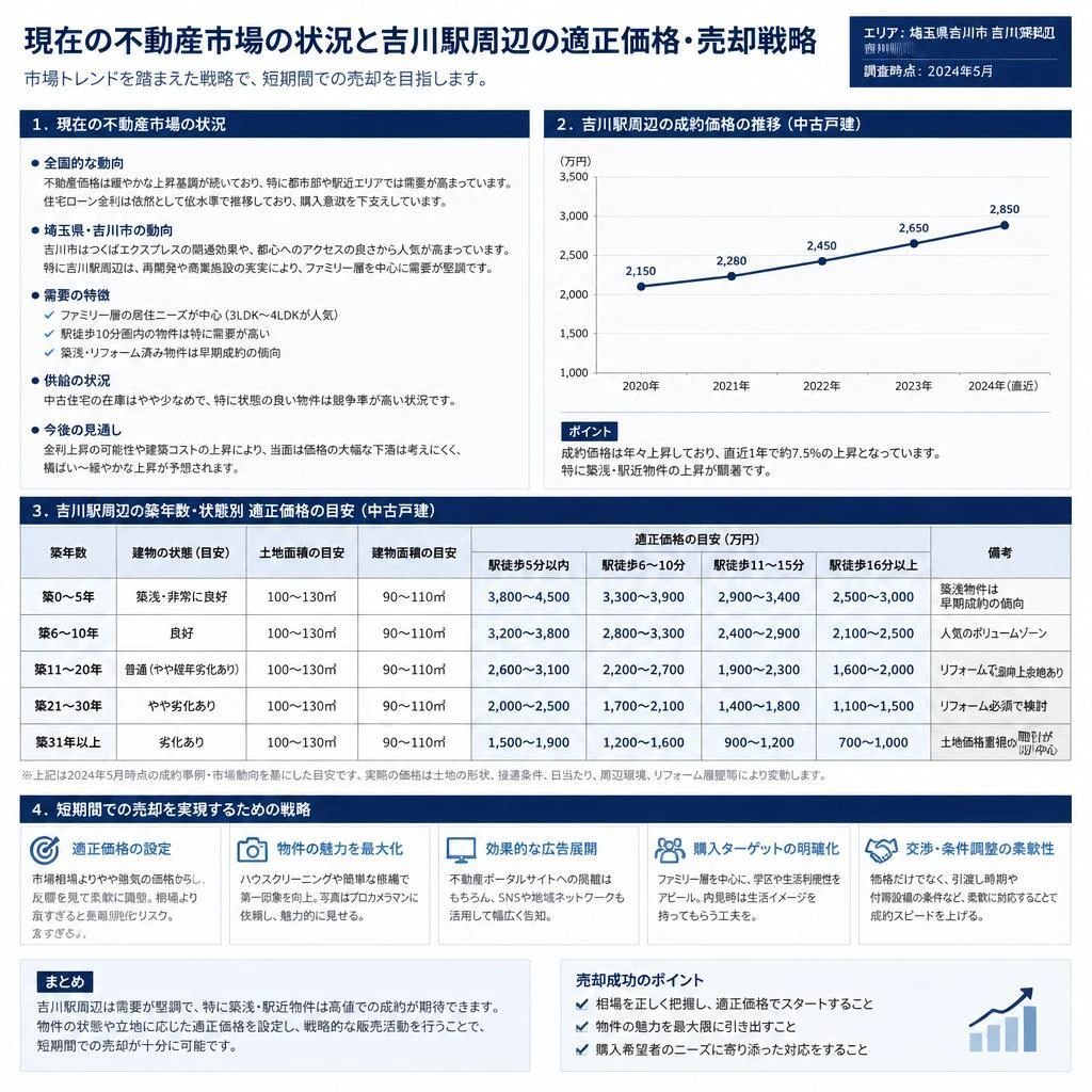 市場動向と適正価格のご提案