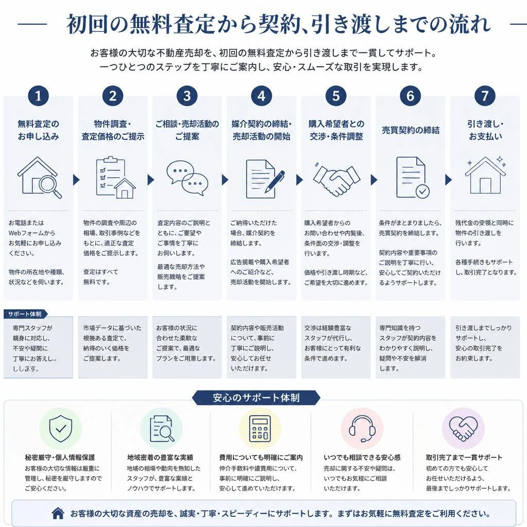 売却までの流れ