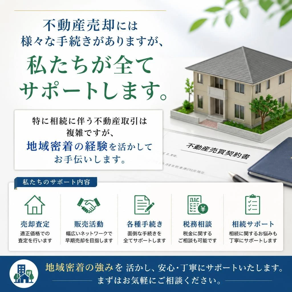 スムーズな手続きで安心のサポート