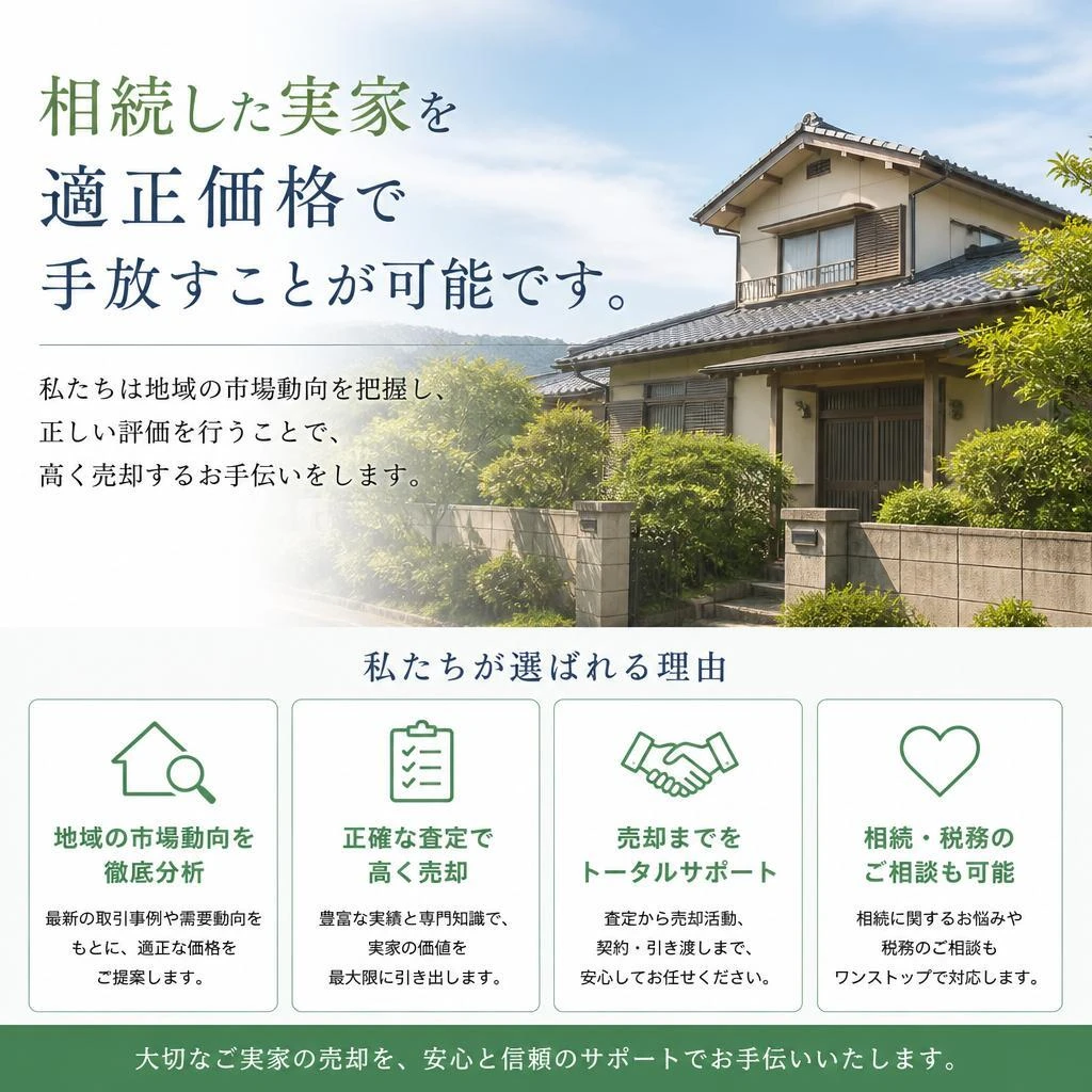 適正価格での売却を実現！