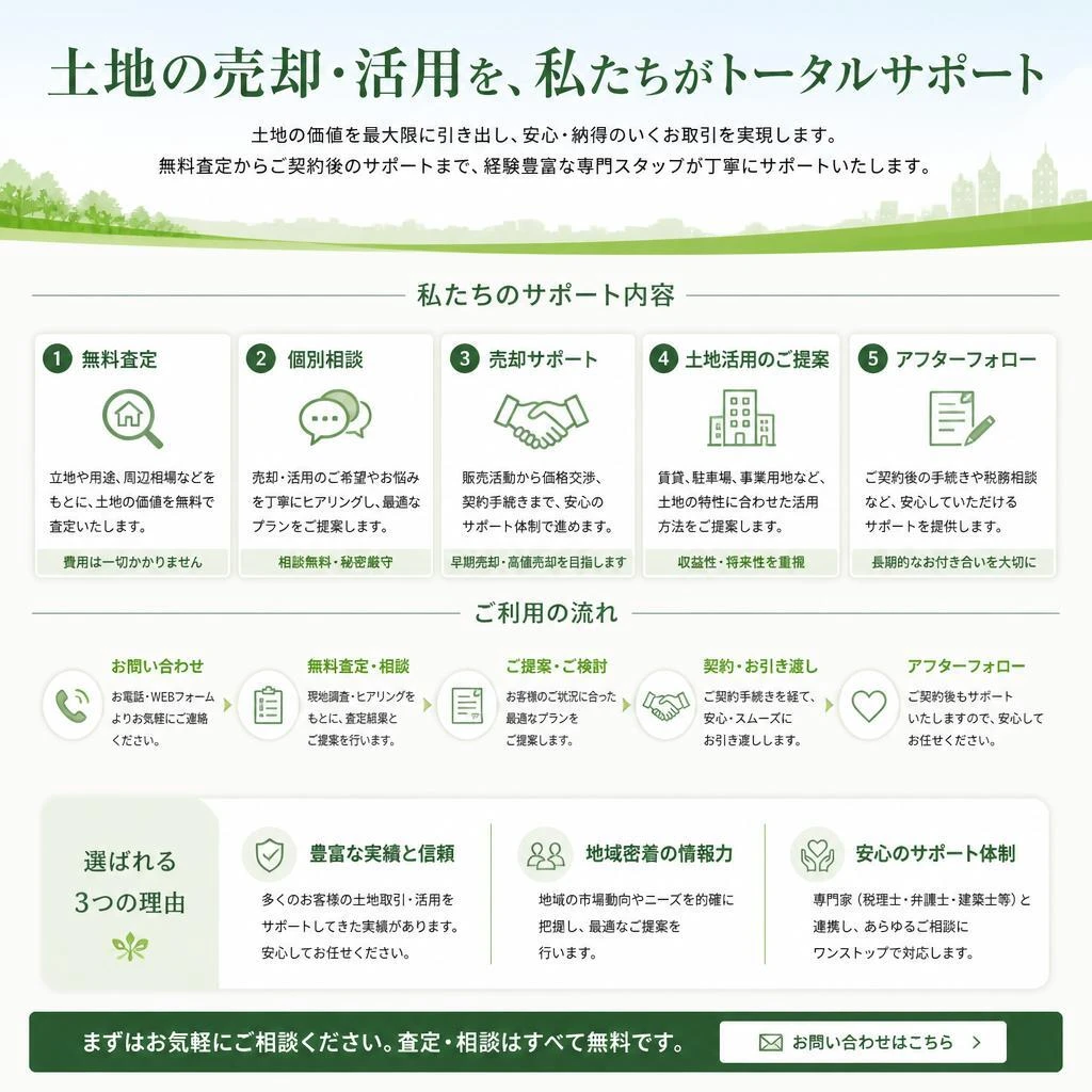 具体的なサポート内容