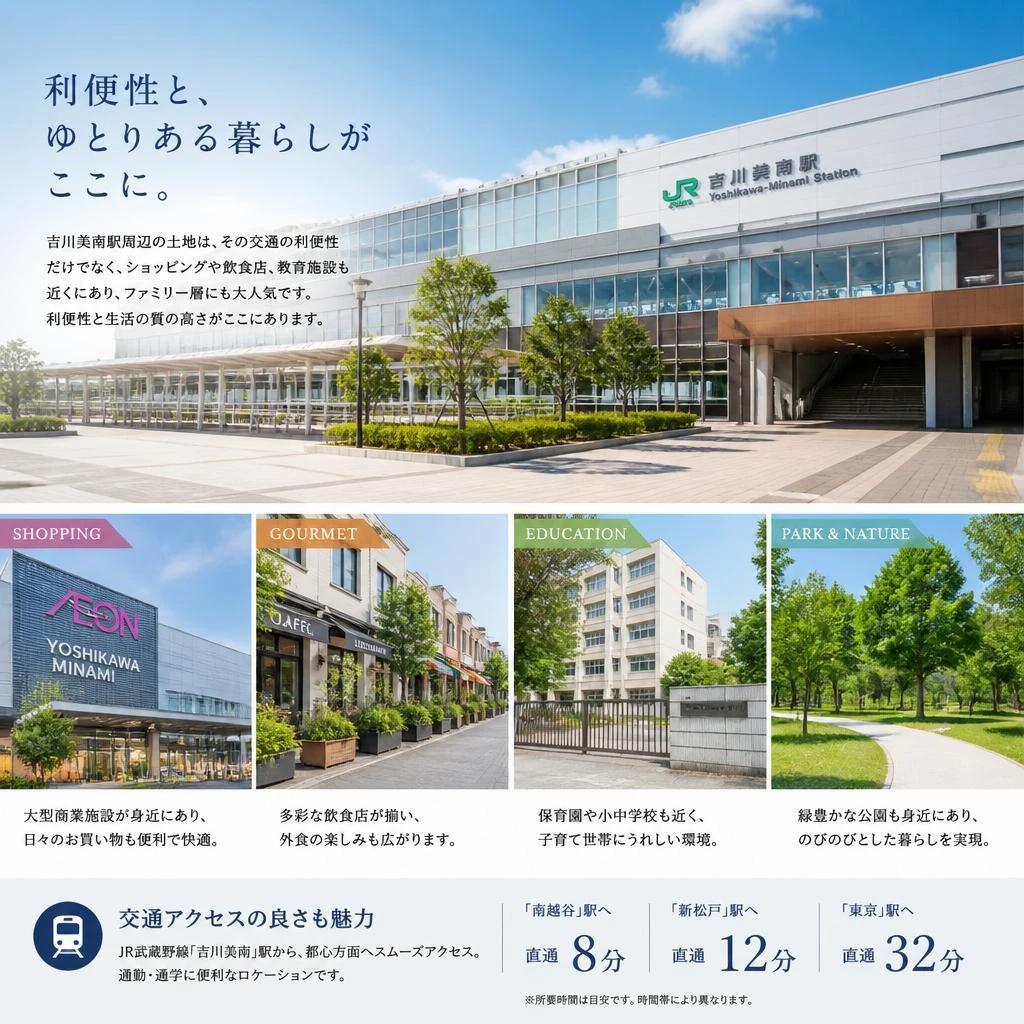 美南駅近くの土地の魅力とは？