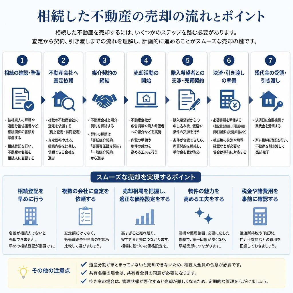 売却までの流れを把握する