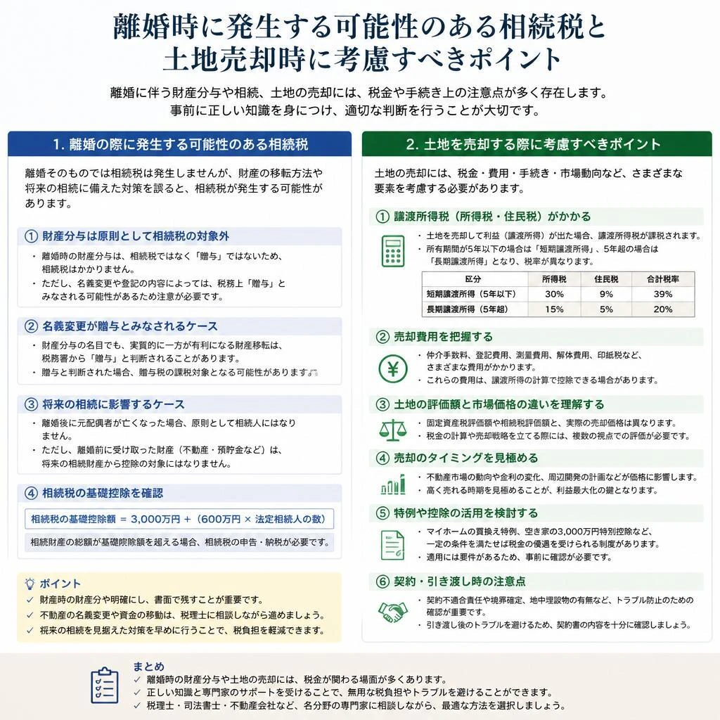 相続税と土地売却の基礎知識