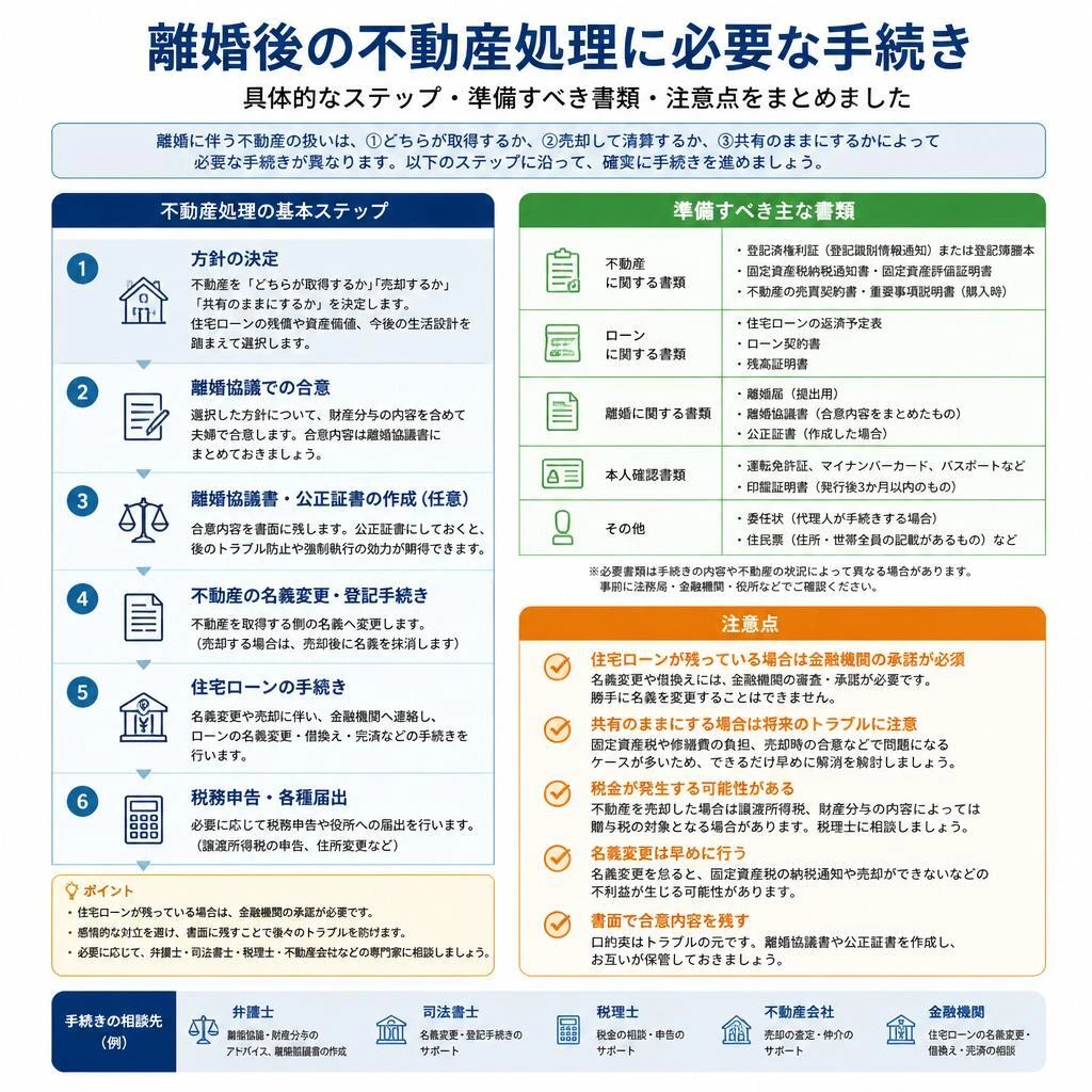 スムーズな手続きを行うために