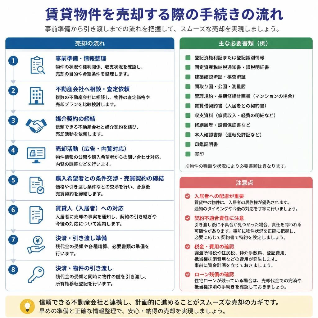 4. 必要な売却手続きの流れ