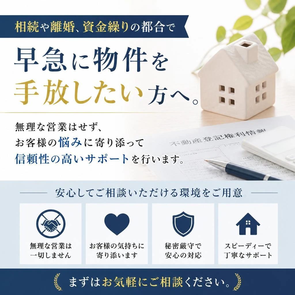 不動産にお困りの方へ