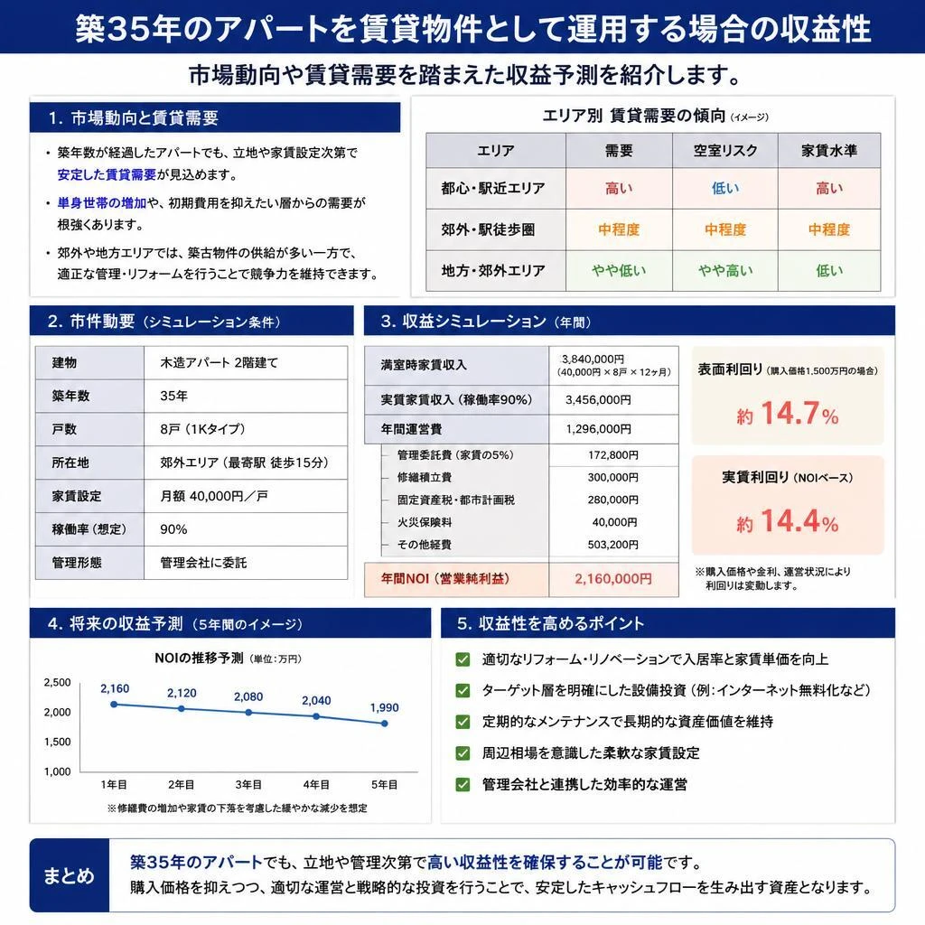 賃貸物件の可能性と収益
