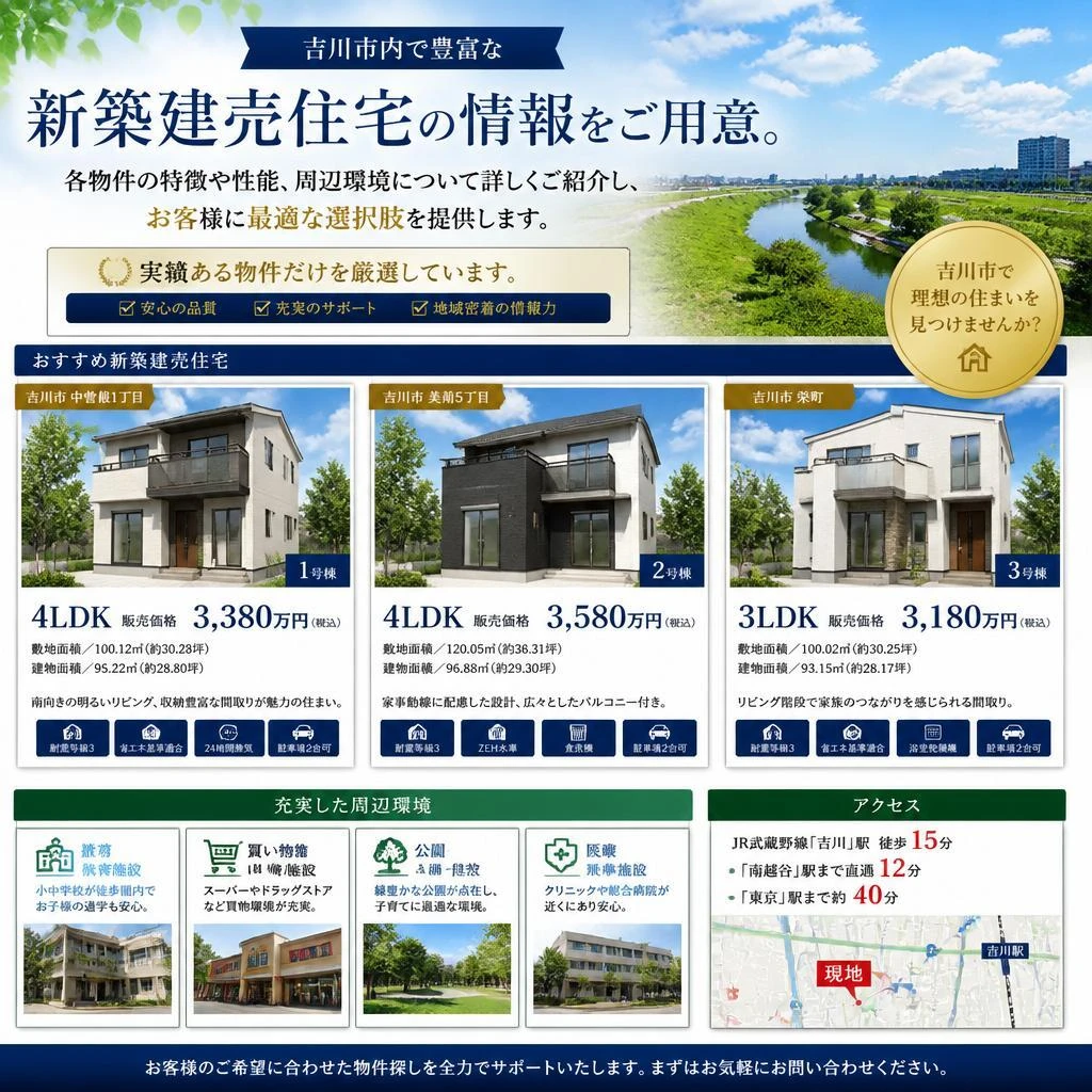 豊富な物件情報と厳選したおすすめ物件