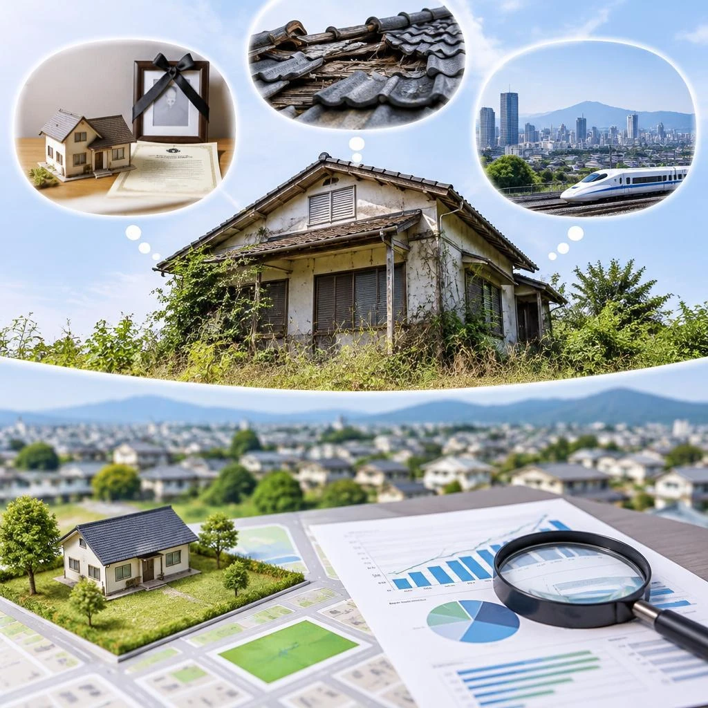 空き家を抱え続ける前に。土地と建物の価値を見直しませんか
