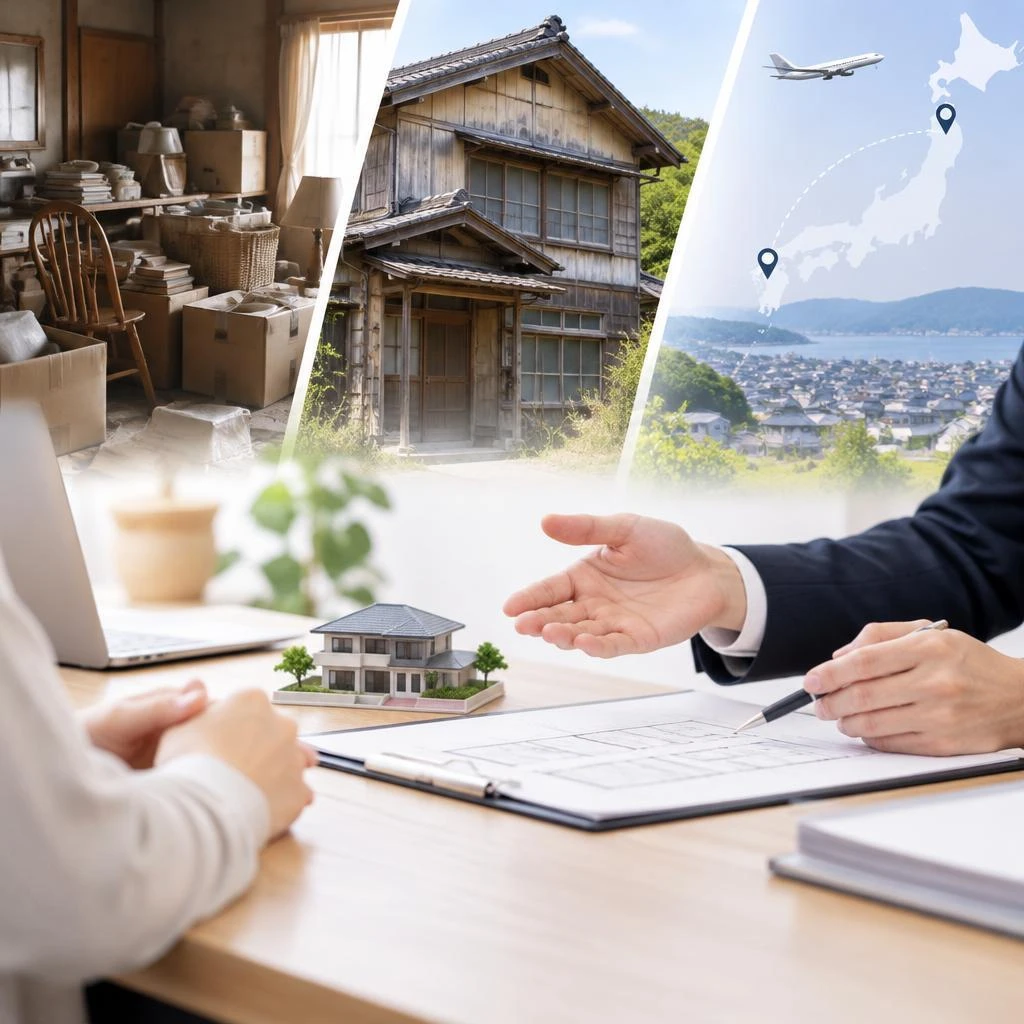 荷物や建物の状態が気になる実家も、まずはご相談ください
